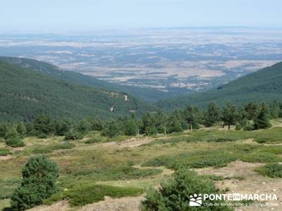 El Pico del Nevero y la Cascada del Chorro - excursiones en madrid; el tiemblo castañar